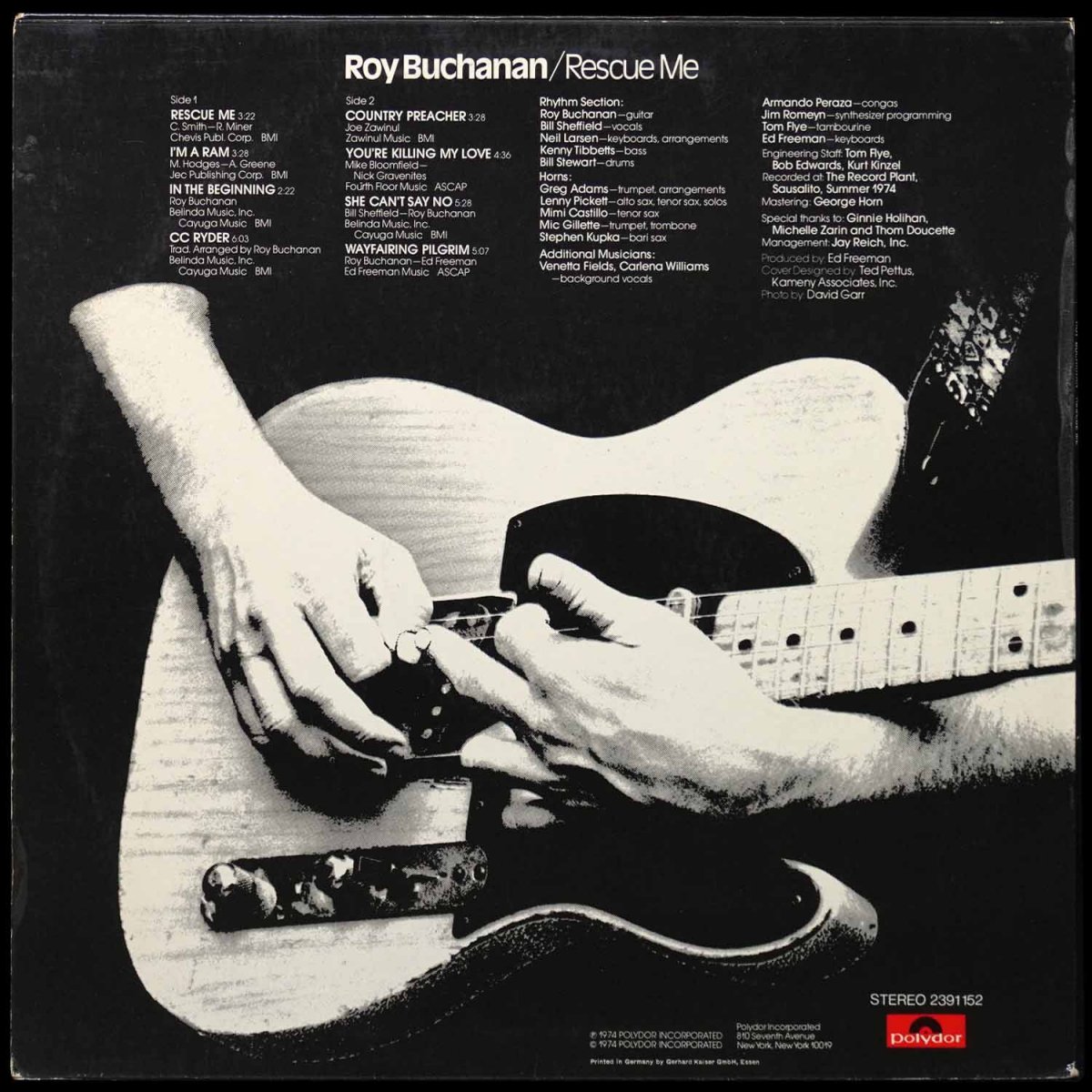 LP Roy Buchanan — Rescue Me фото 2