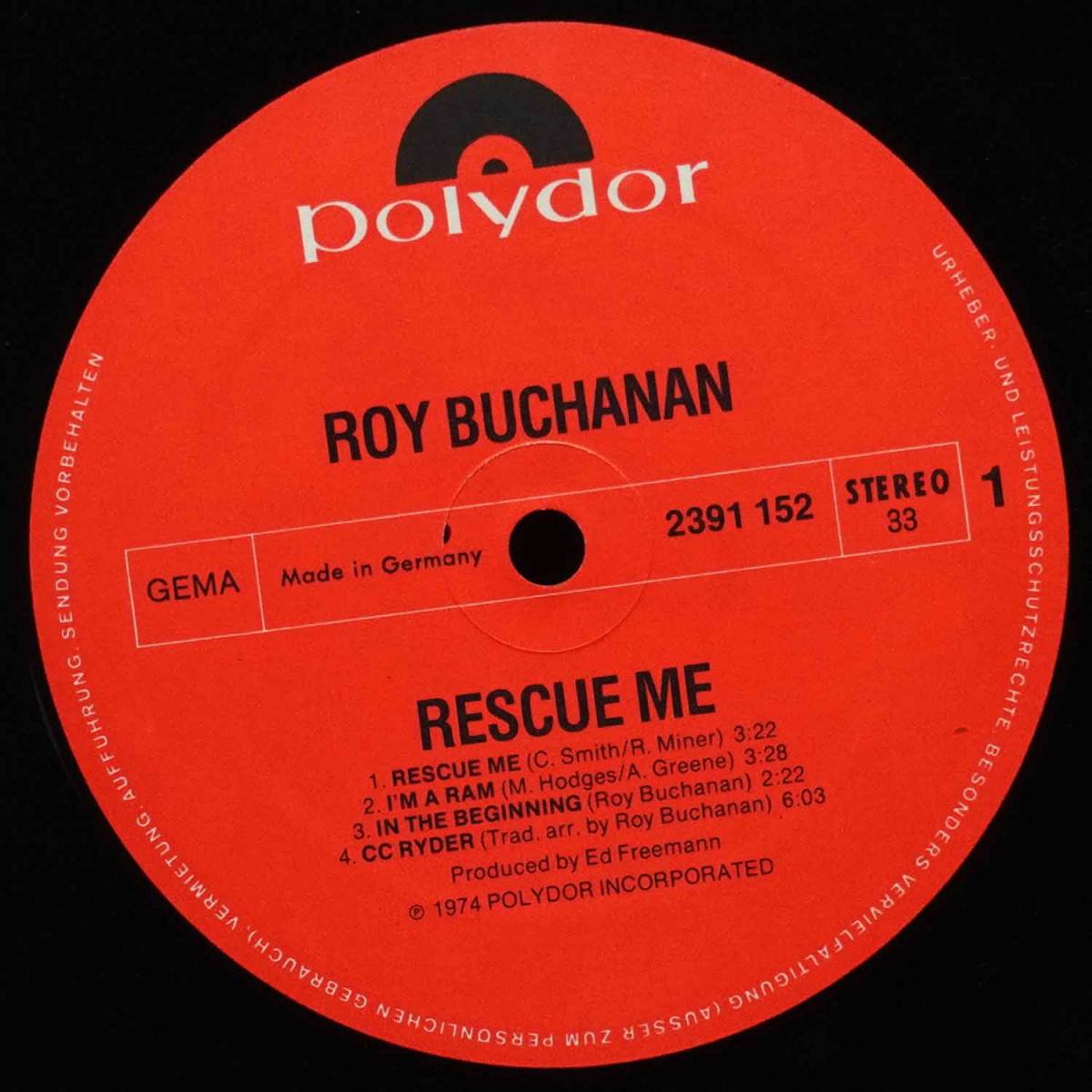 LP Roy Buchanan — Rescue Me фото 3
