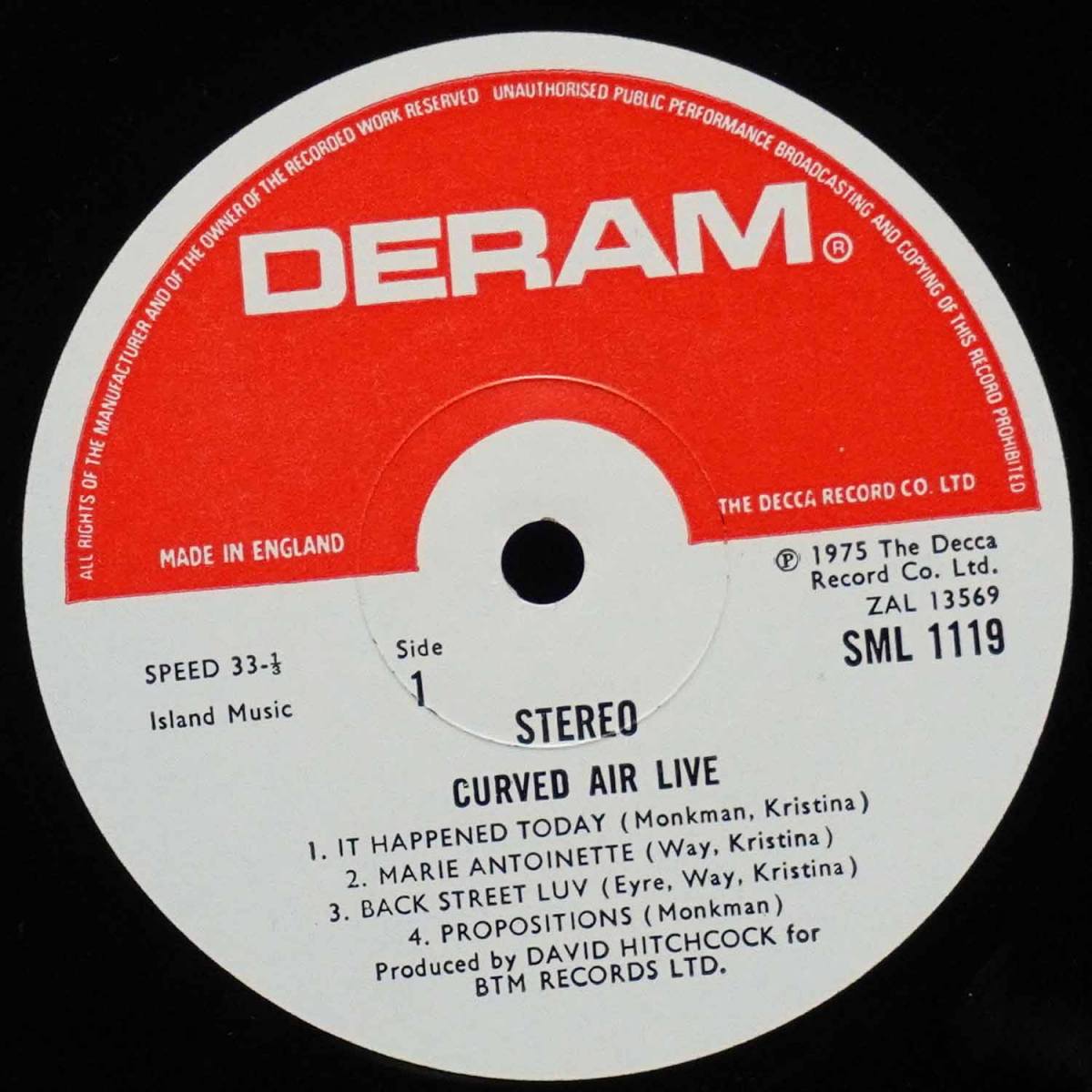 LP Curved Air — Curved Air Live фото 3