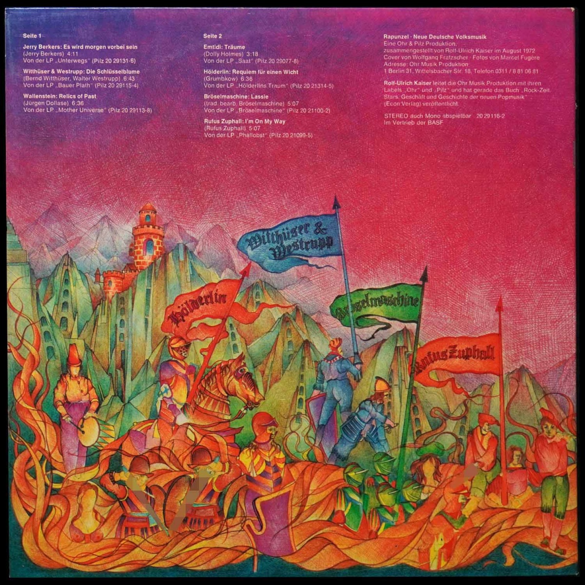 LP V/A — Rapunzel (Neue Deutsche Volksmusik) (обложка-буклет) фото 2