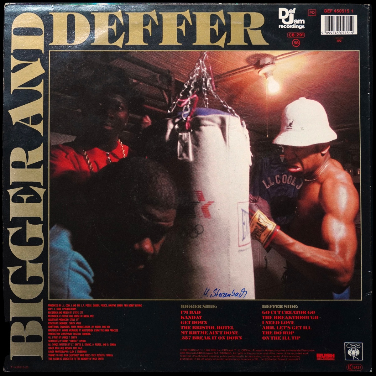 LP LL Cool J — Bigger And Deffer фото 2