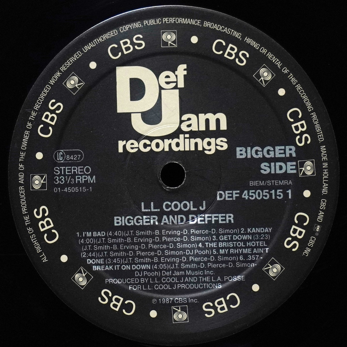 LP LL Cool J — Bigger And Deffer фото 3