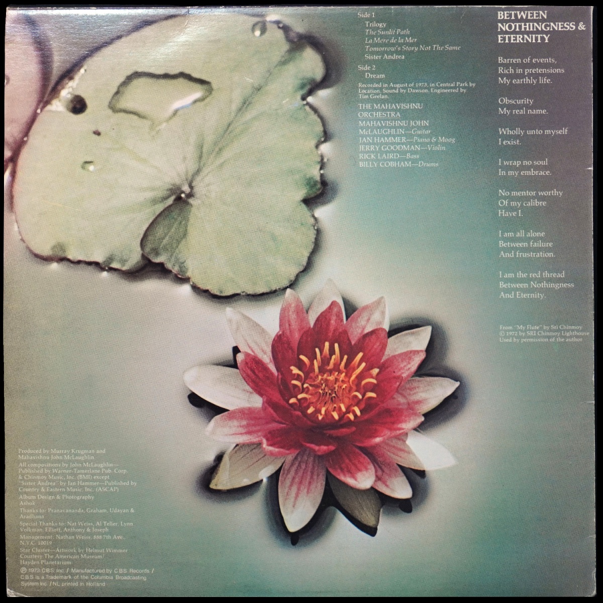 LP Mahavishnu Orchestra — Between Nothingness & Eternity фото 2