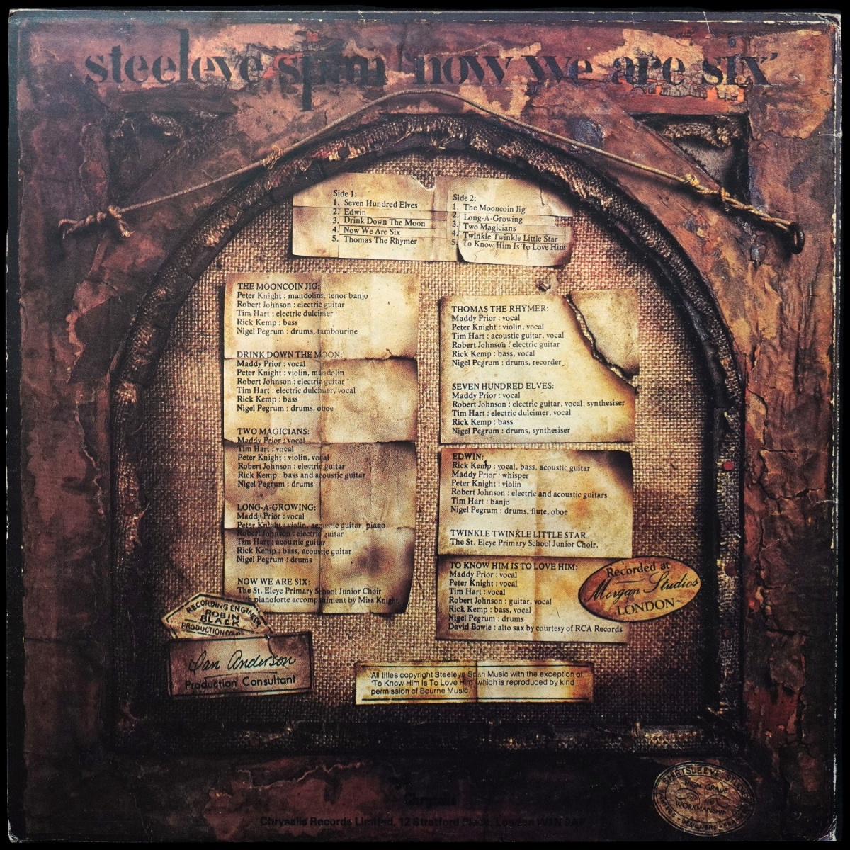 LP Steeleye Span — Now We Are Six фото 2