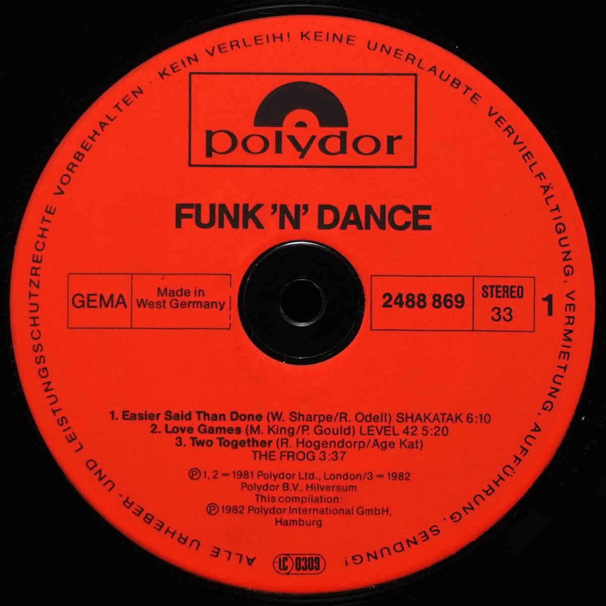 LP Level 42 — Funk 'n' Dance фото 2
