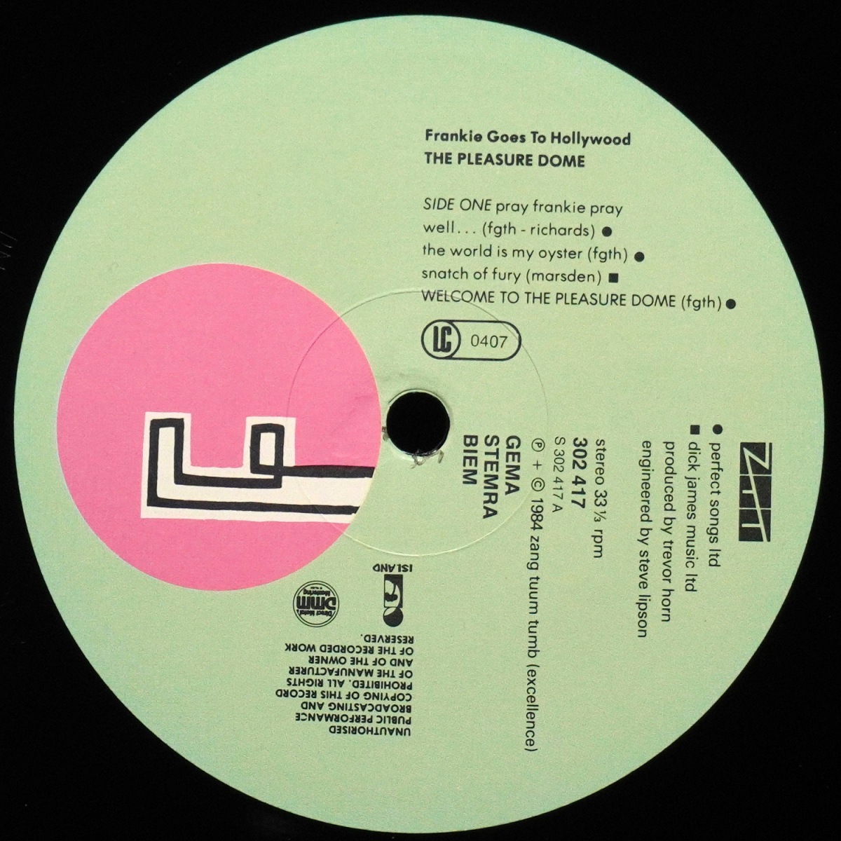 LP Frankie Goes To Hollywood — Welcome To The Pleasuredome (2LP) фото 3