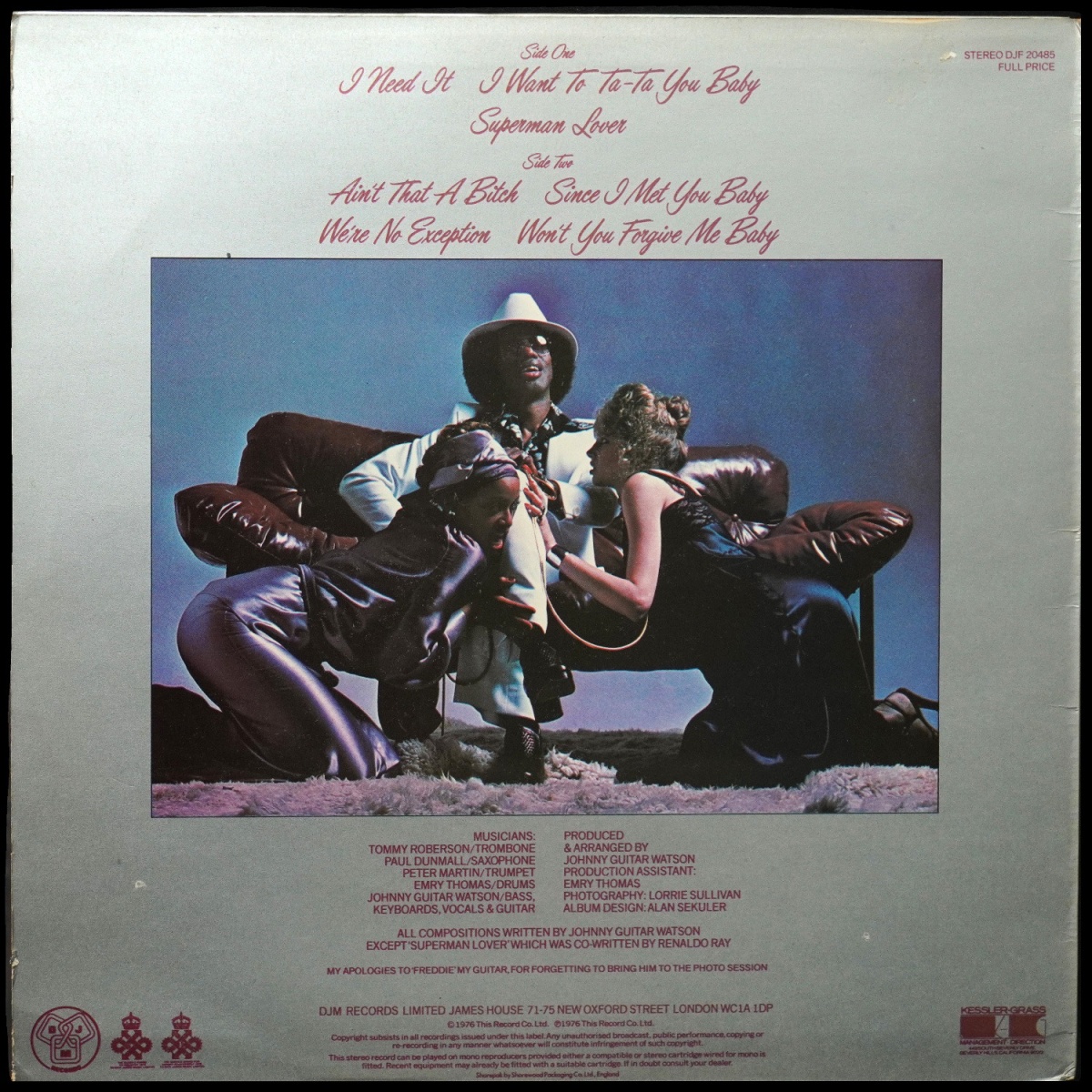 LP Johnny Guitar Watson — Ain't That A Bitch фото 2