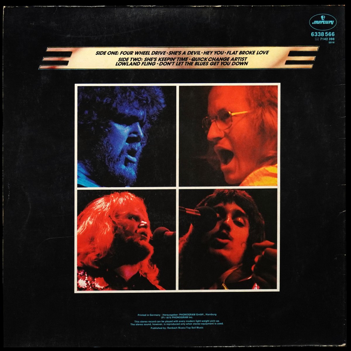 LP Bachman-Turner Overdrive — Four Wheel Drive фото 2