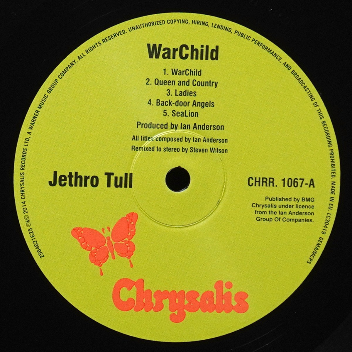 LP Jethro Tull — WarChild (40th Anniversary Edition) (+ буклет) фото 3