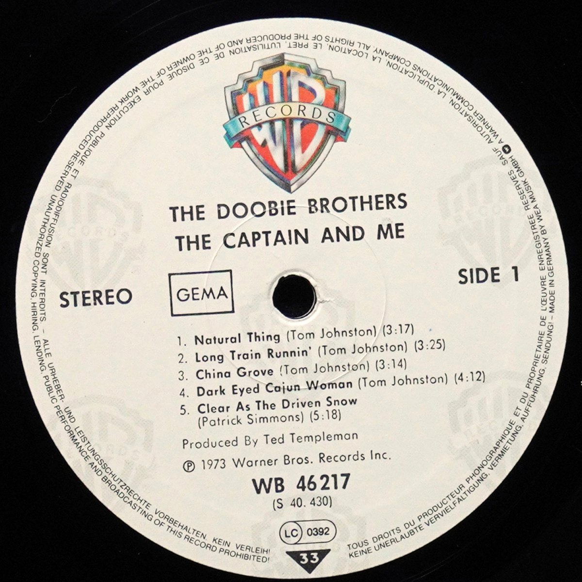 LP Doobie Brothers — Captain And Me фото 2