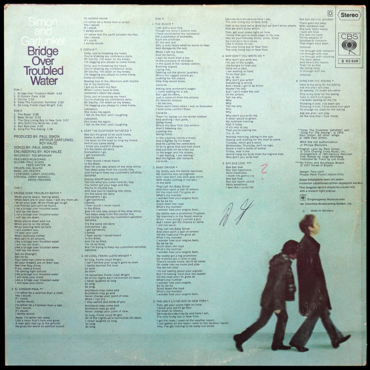LP Simon & Garfunkel — Bridge Over Troubled Water фото 2