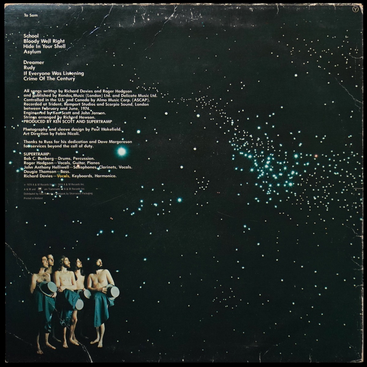 LP Supertramp — Crime Of The Century фото 2