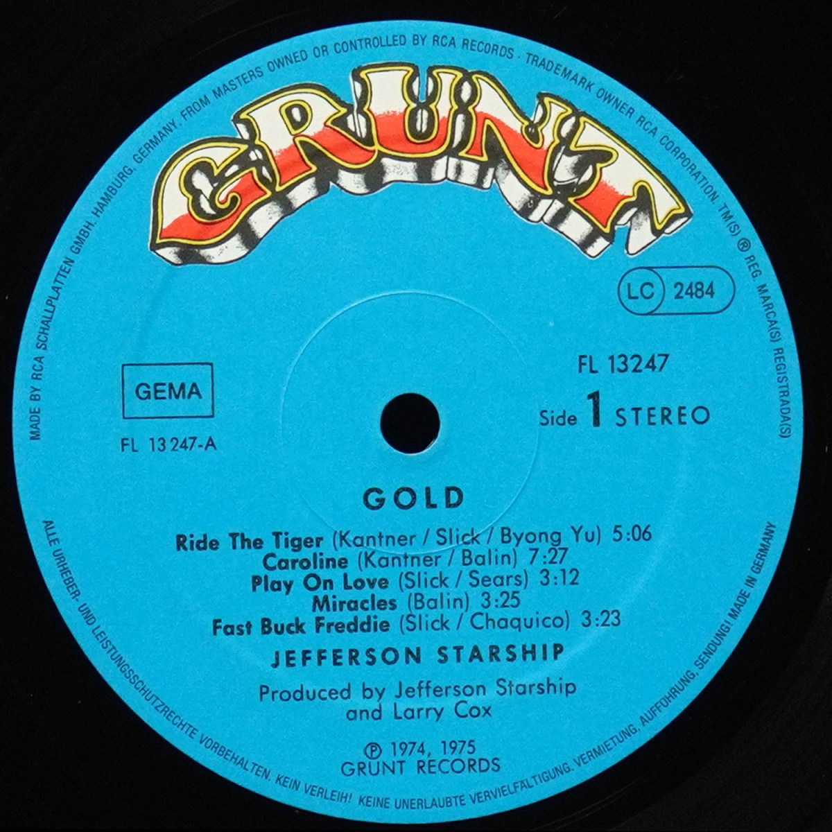 LP Jefferson Starship — Gold фото 2