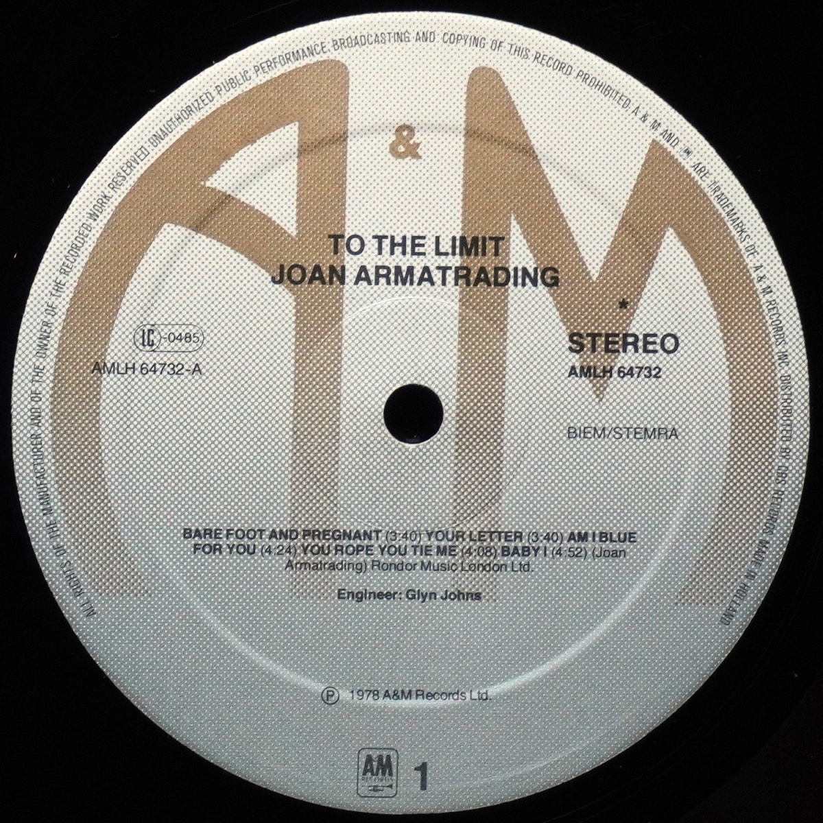 LP Joan Armatrading — To The Limit фото 2