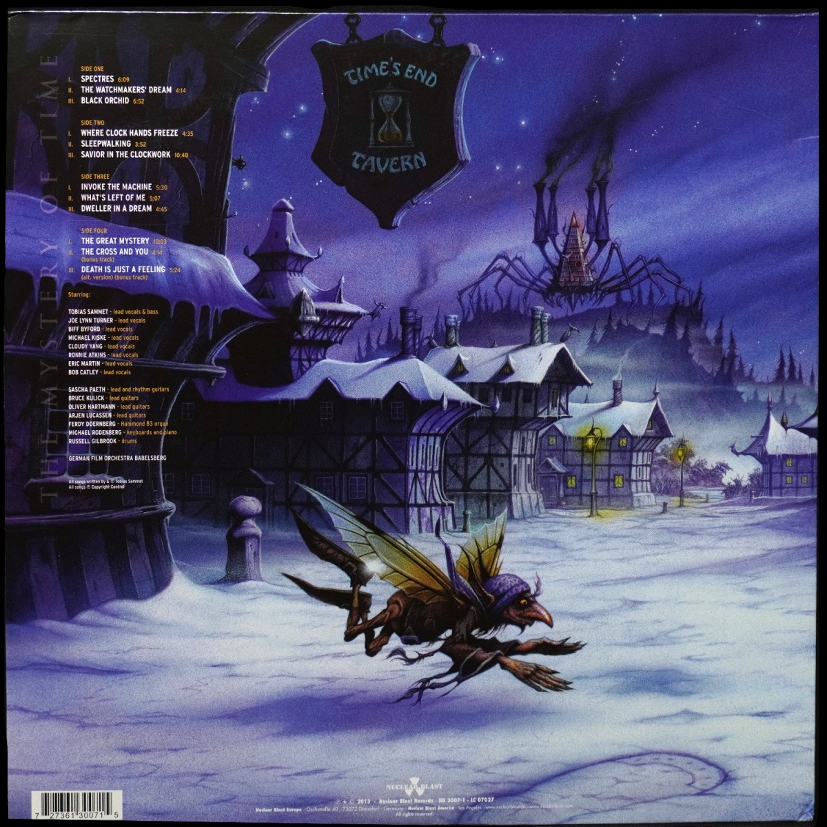 LP Tobias Sammet's Avantasia — Mystery Of Time (A Rock Epic) (2LP, + постер) фото 2