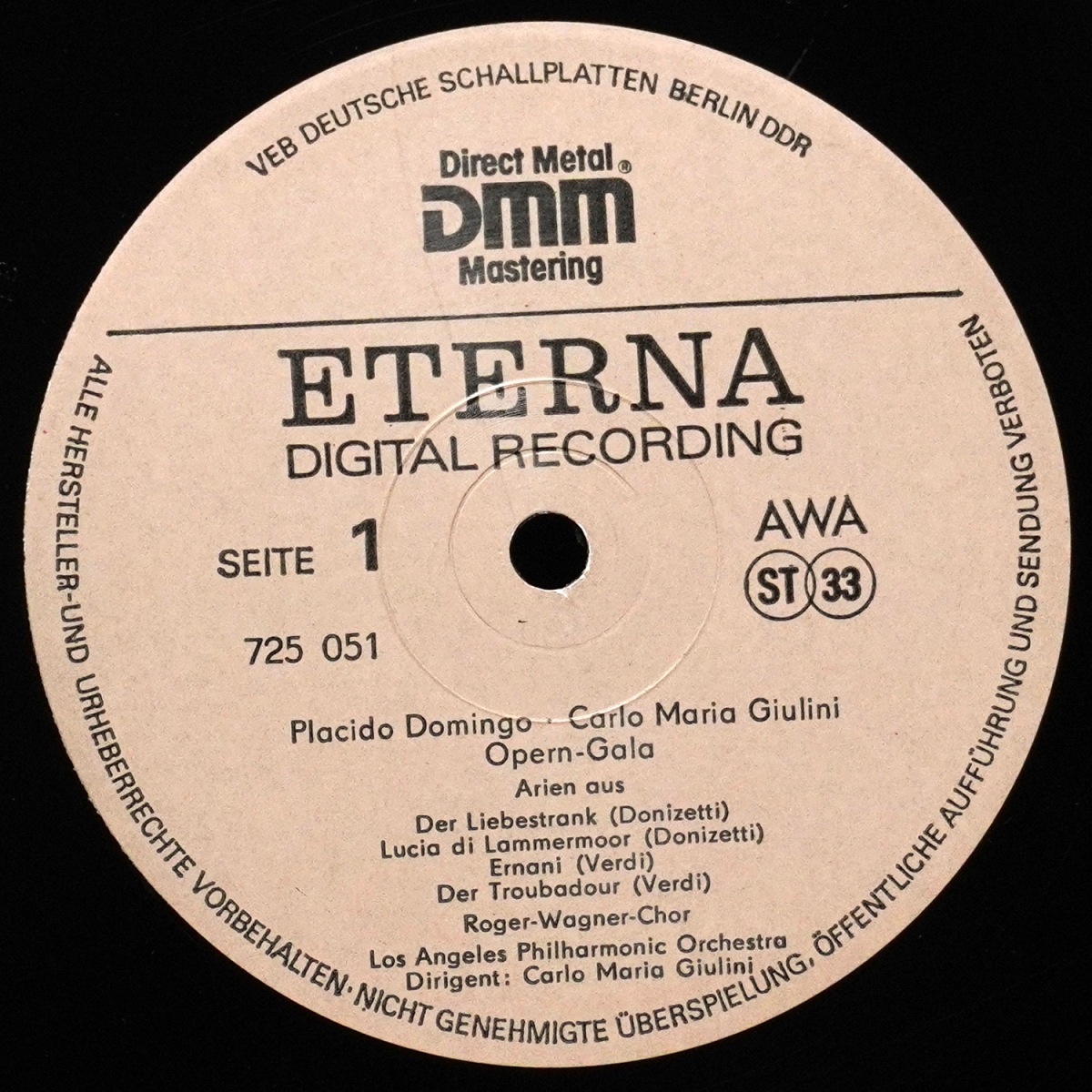 LP Carlo Maria Giulini — Opern-Gala фото 2