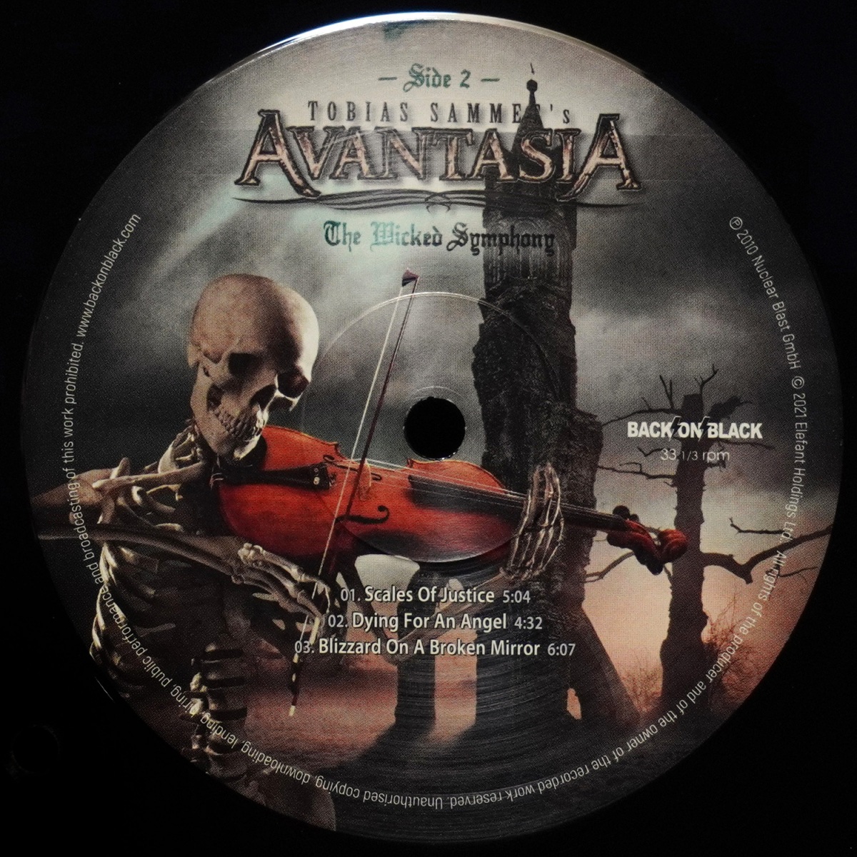 LP Tobias Sammet's Avantasia — Wicked Symphony (2LP) фото 5