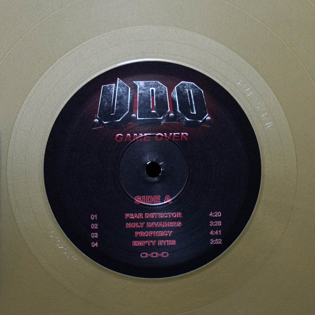 LP U.D.O. — Game Over (2LP, цветной винил) фото 4