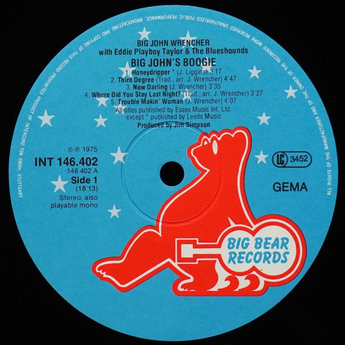 LP Big John Wrencher — Big John's Boogie фото 2