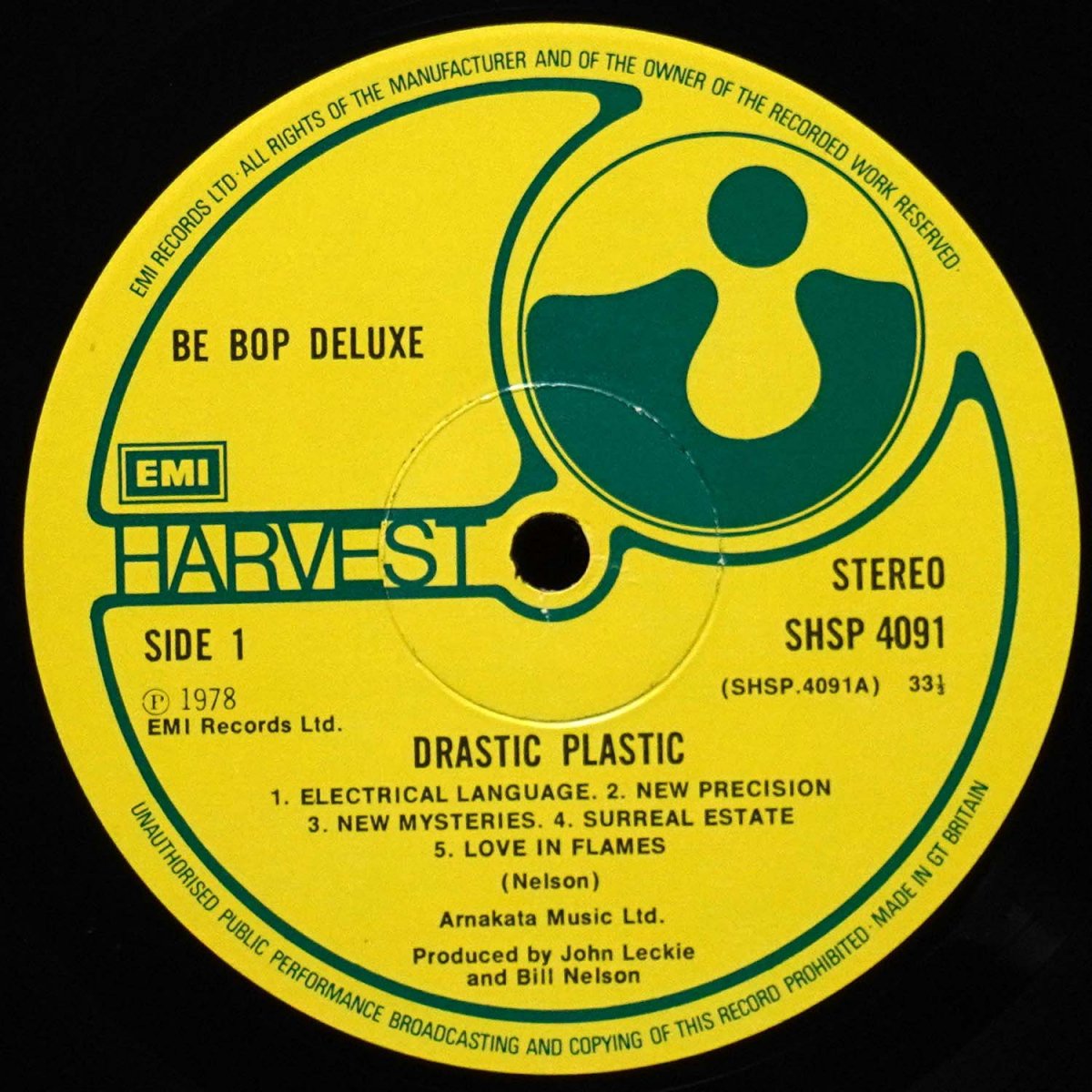 LP Be Bop Deluxe — Drastic Plastic фото 3