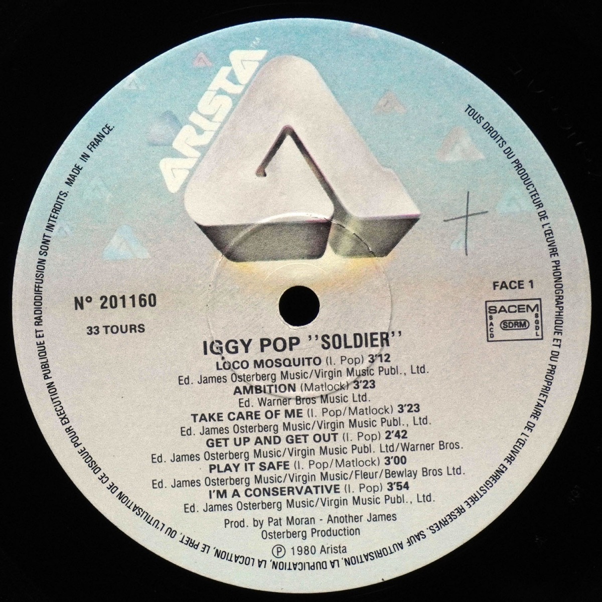 LP Iggy Pop — Soldier фото 3