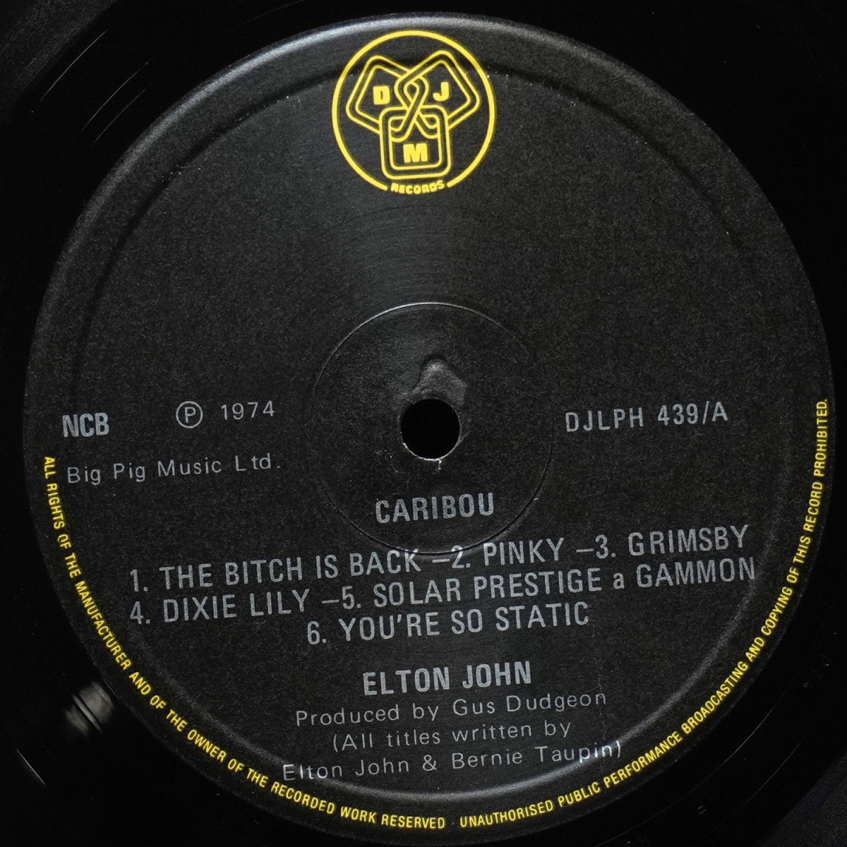 LP Elton John — Caribou фото 2