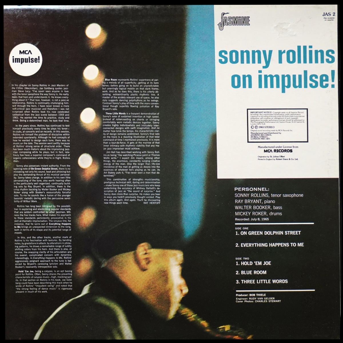 LP Sonny Rollins — On Impulse! фото 3