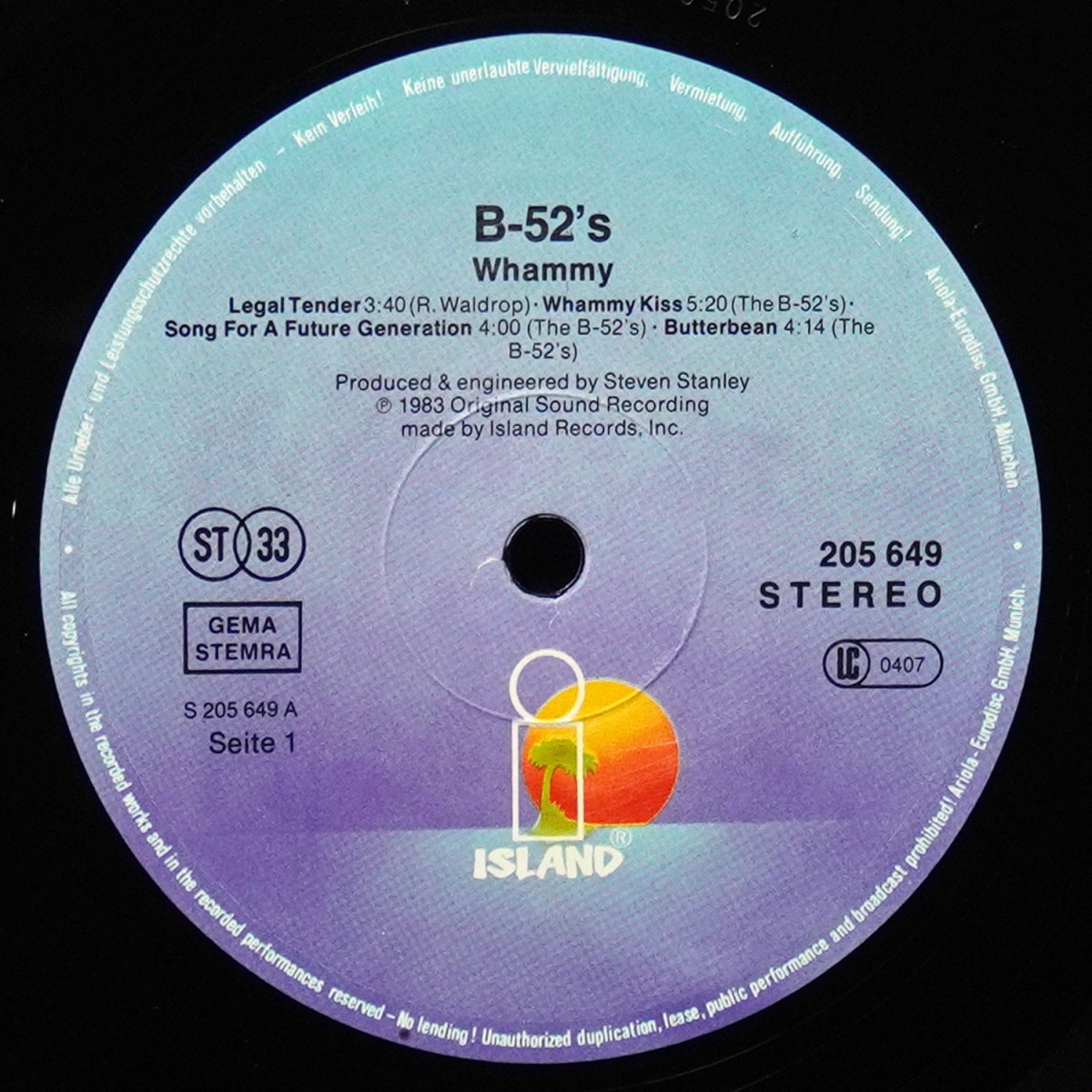 LP B-52's — Whammy! фото 2