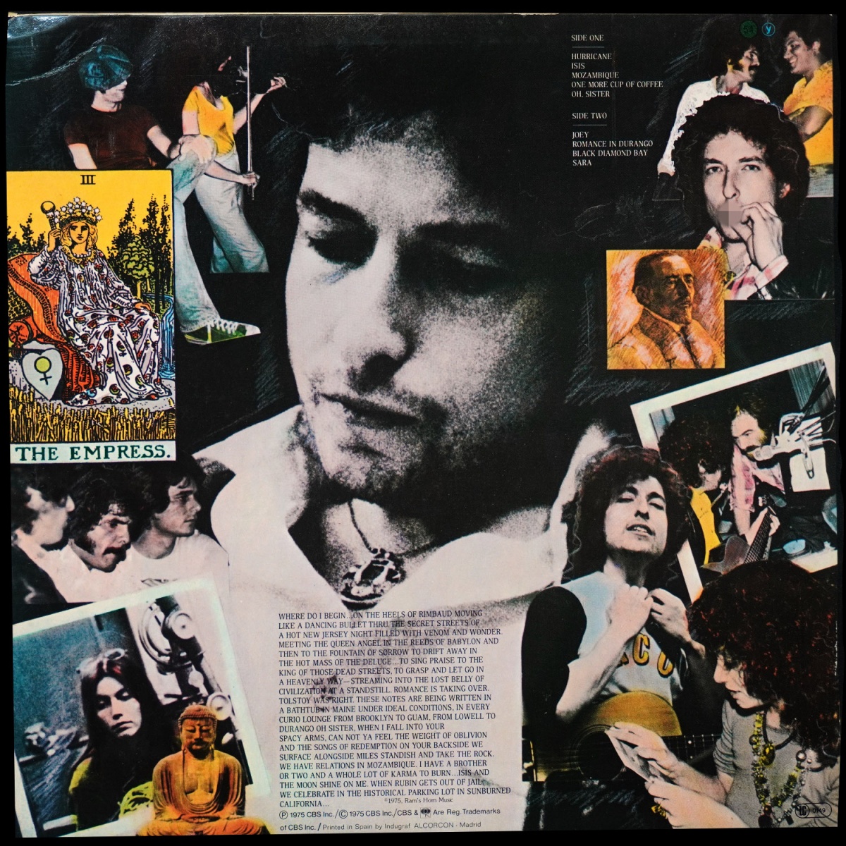 LP Bob Dylan — Desire фото 2