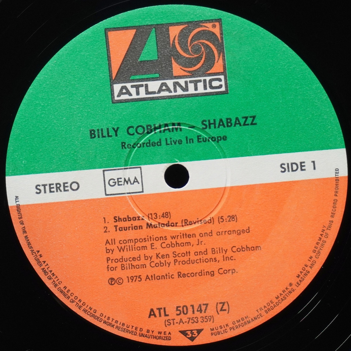 LP Billy Cobham — Shabazz фото 3