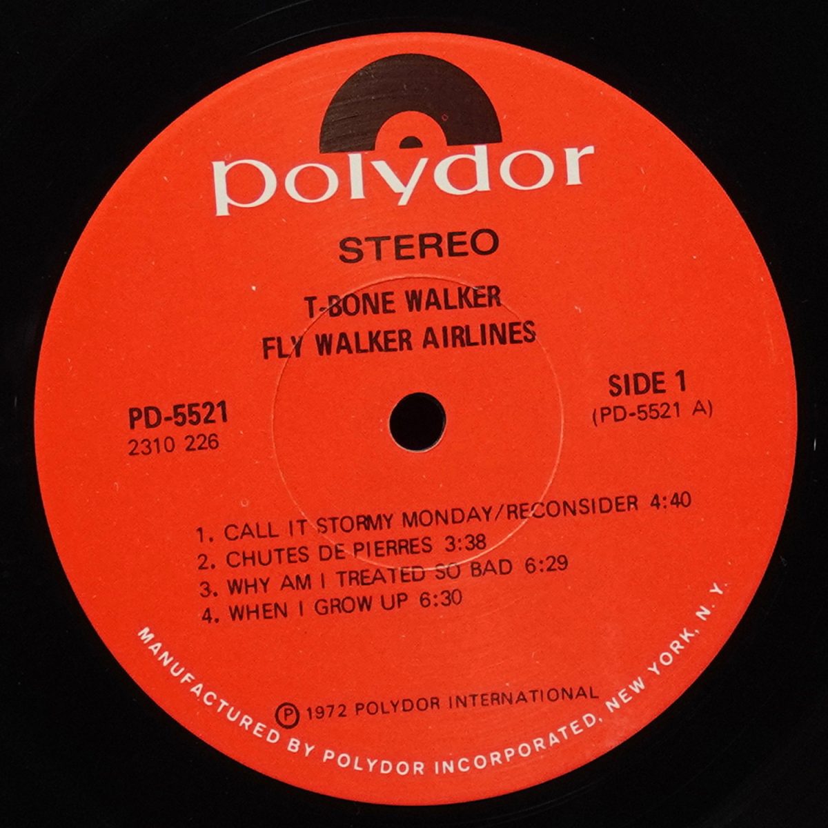 LP T-Bone Walker — Fly Walker Airlines фото 3