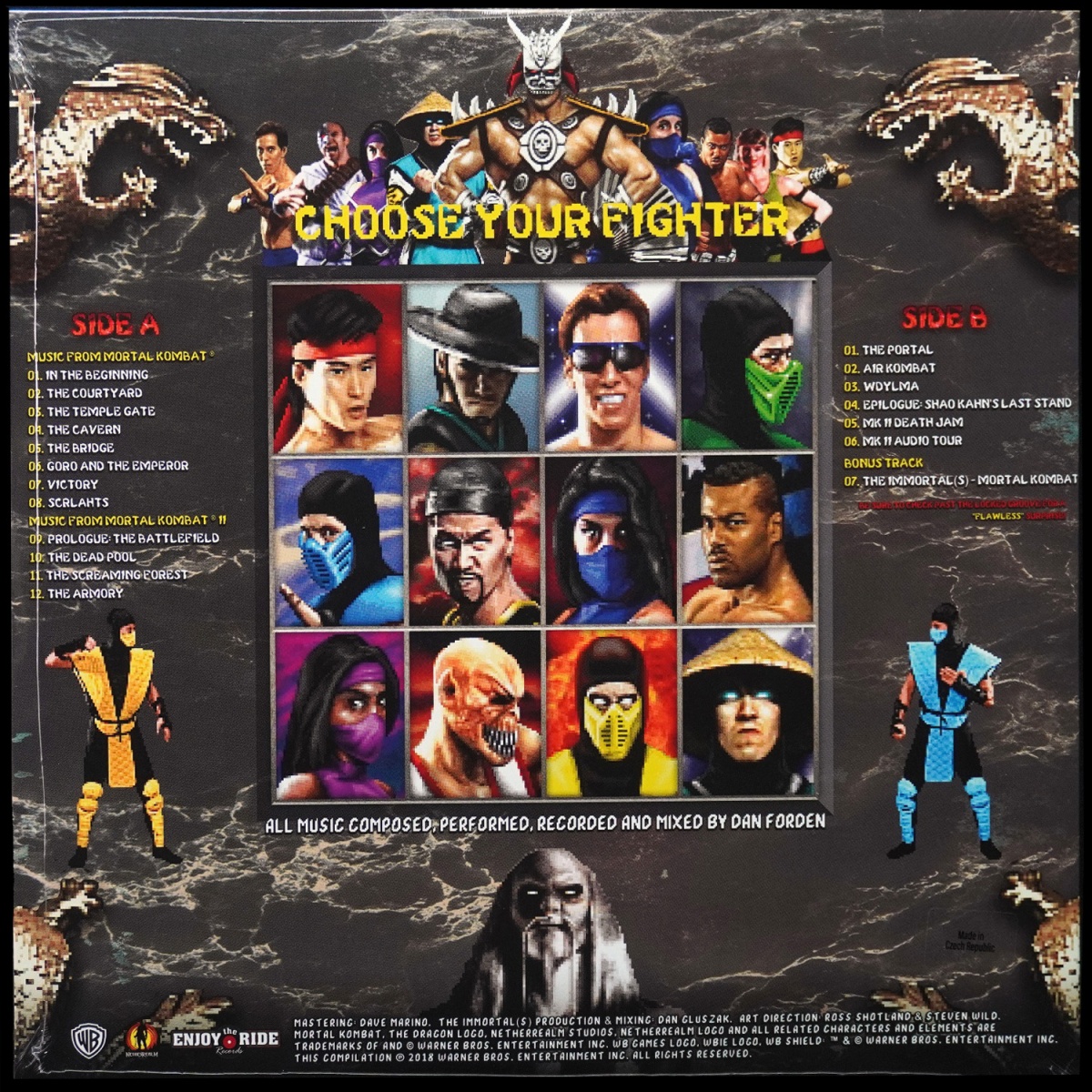 LP Dan Forden — Mortal Kombat I & II (Music From The Arcade Game Soundtracks) (цветной винил) фото 2