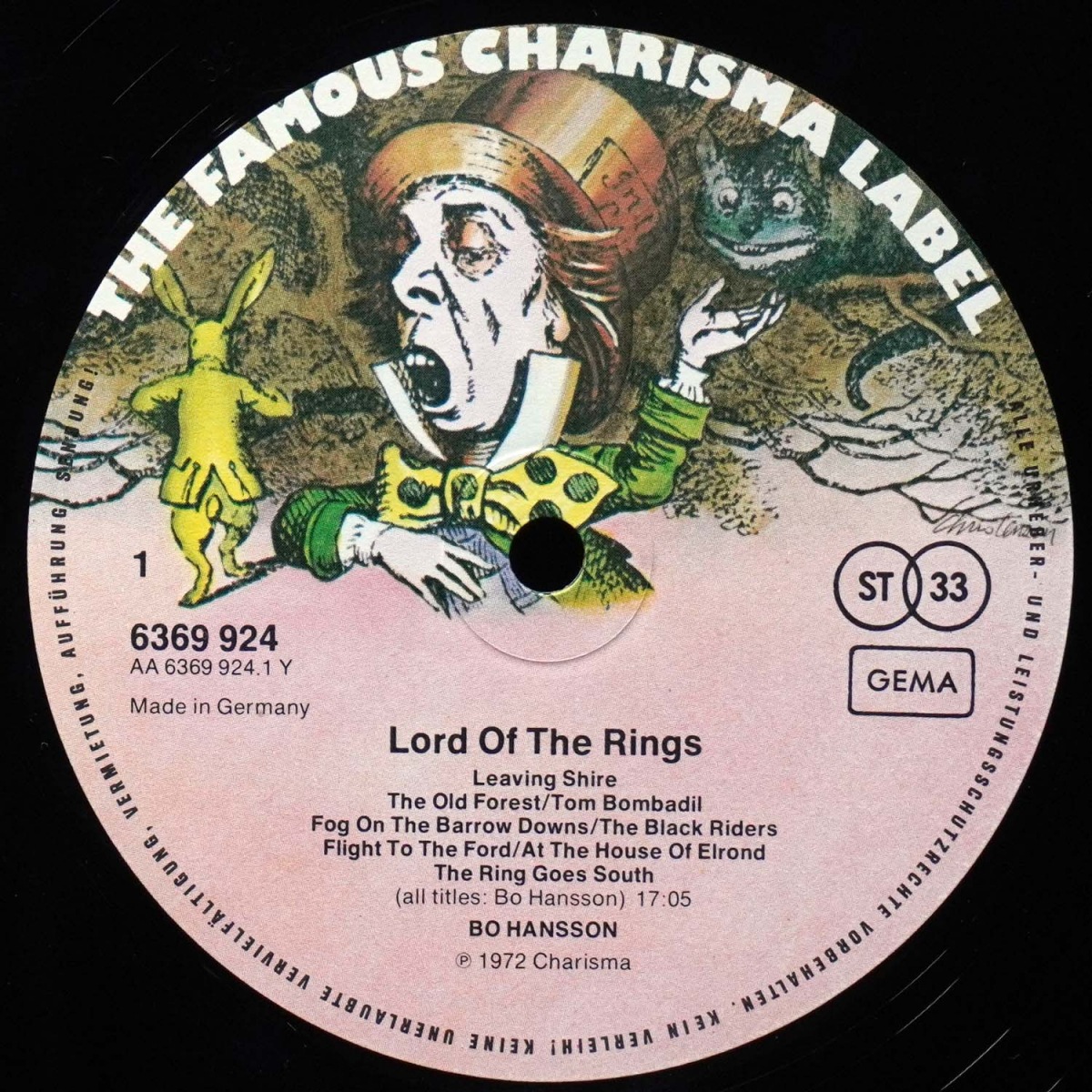 LP Bo Hansson — Music Inspired By Lord Of The Rings фото 2