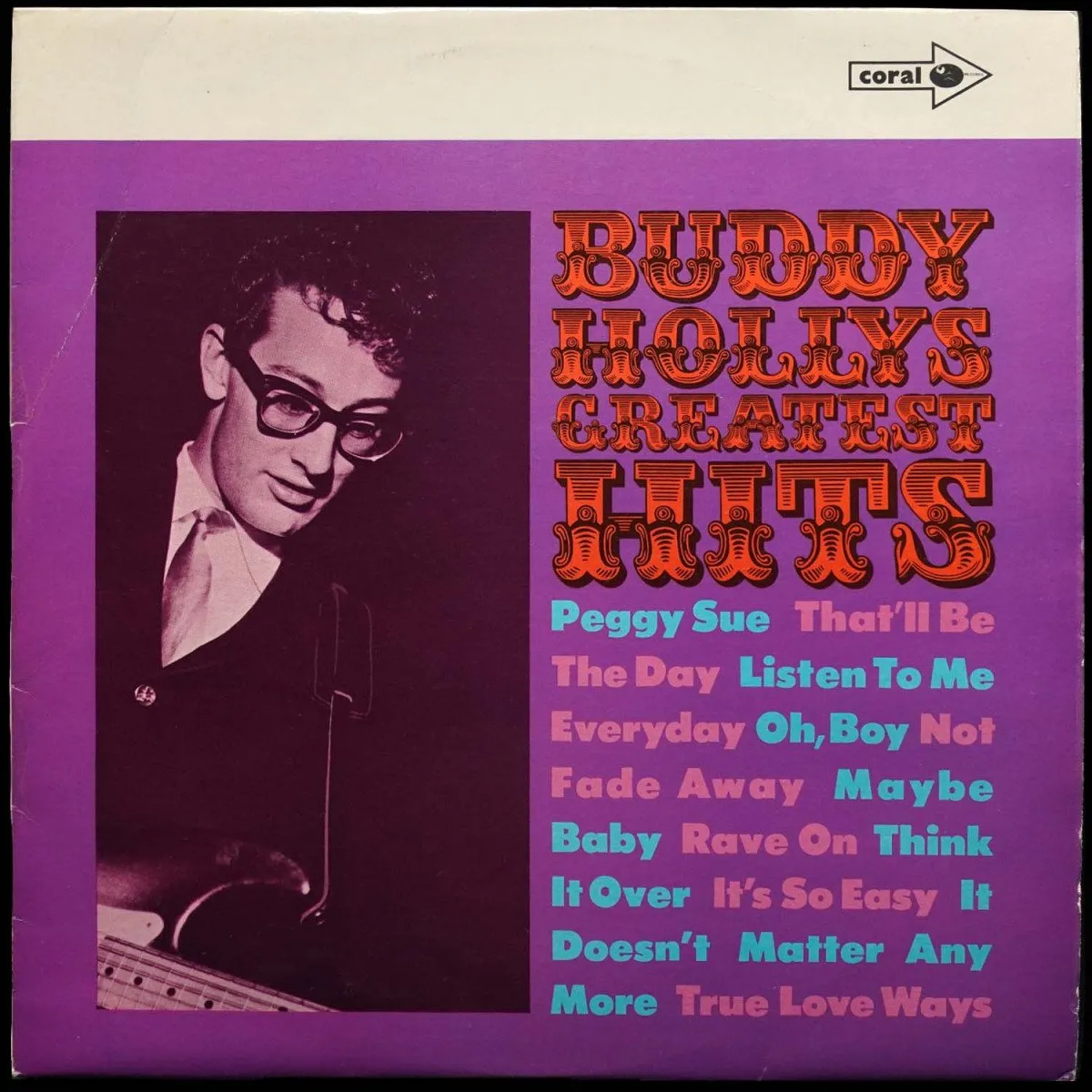 LP Buddy Holly — Greatest Hits (моно) фото