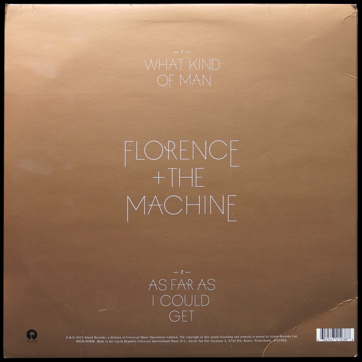 LP Florence + The Machine — What Kind Of Man (цветной винил, макси сингл) фото 2