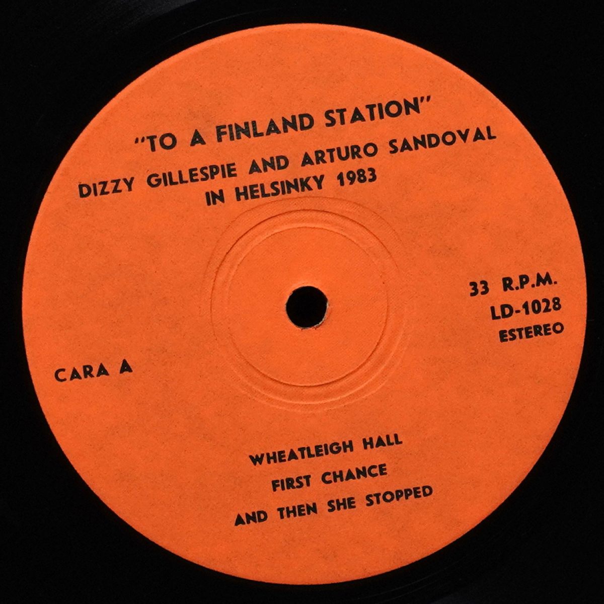 LP Dizzy Gillespie — To A Finland Station фото 2