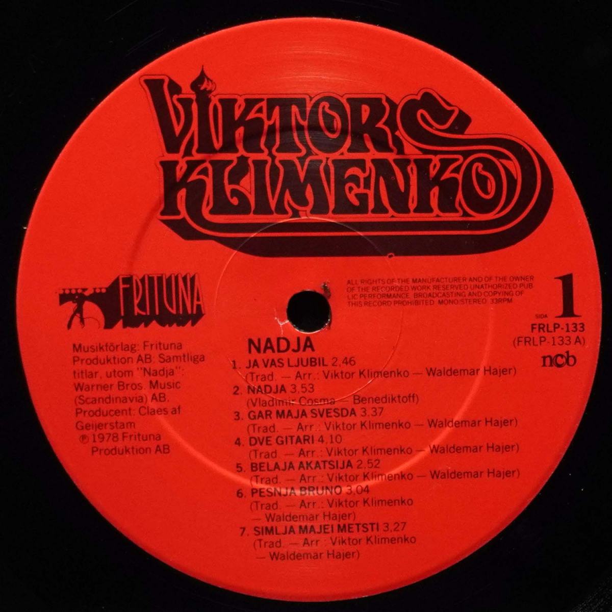 LP Viktor Klimenko — Nadja фото 2