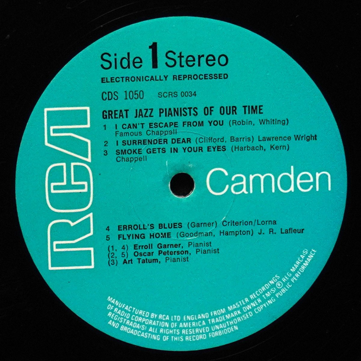 LP Oscar Peterson — Great Jazz Pianists фото 2