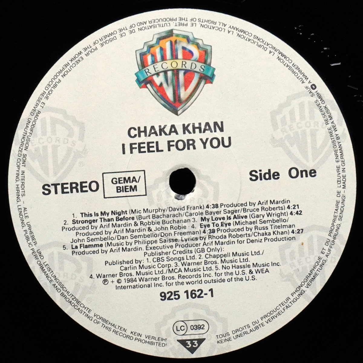 LP Chaka Khan — I Feel For You фото 2