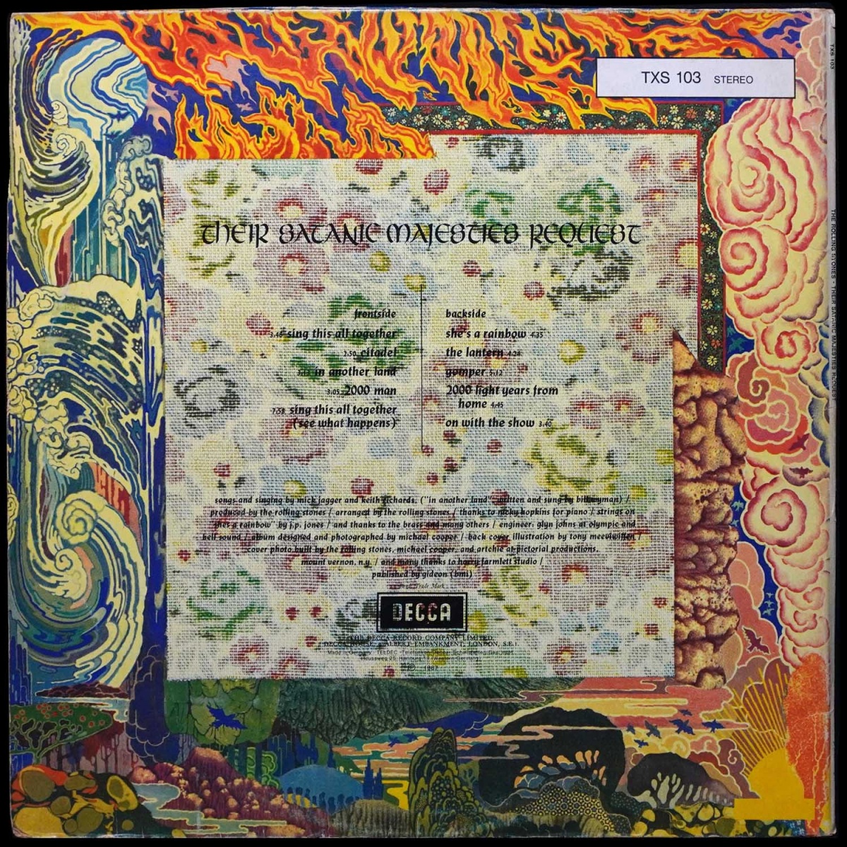 LP Rolling Stones — Their Satanic Majesties Request фото 2