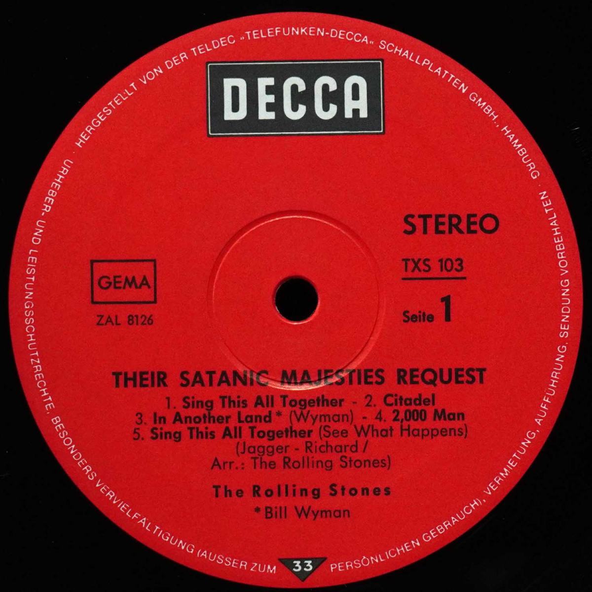 LP Rolling Stones — Their Satanic Majesties Request фото 3