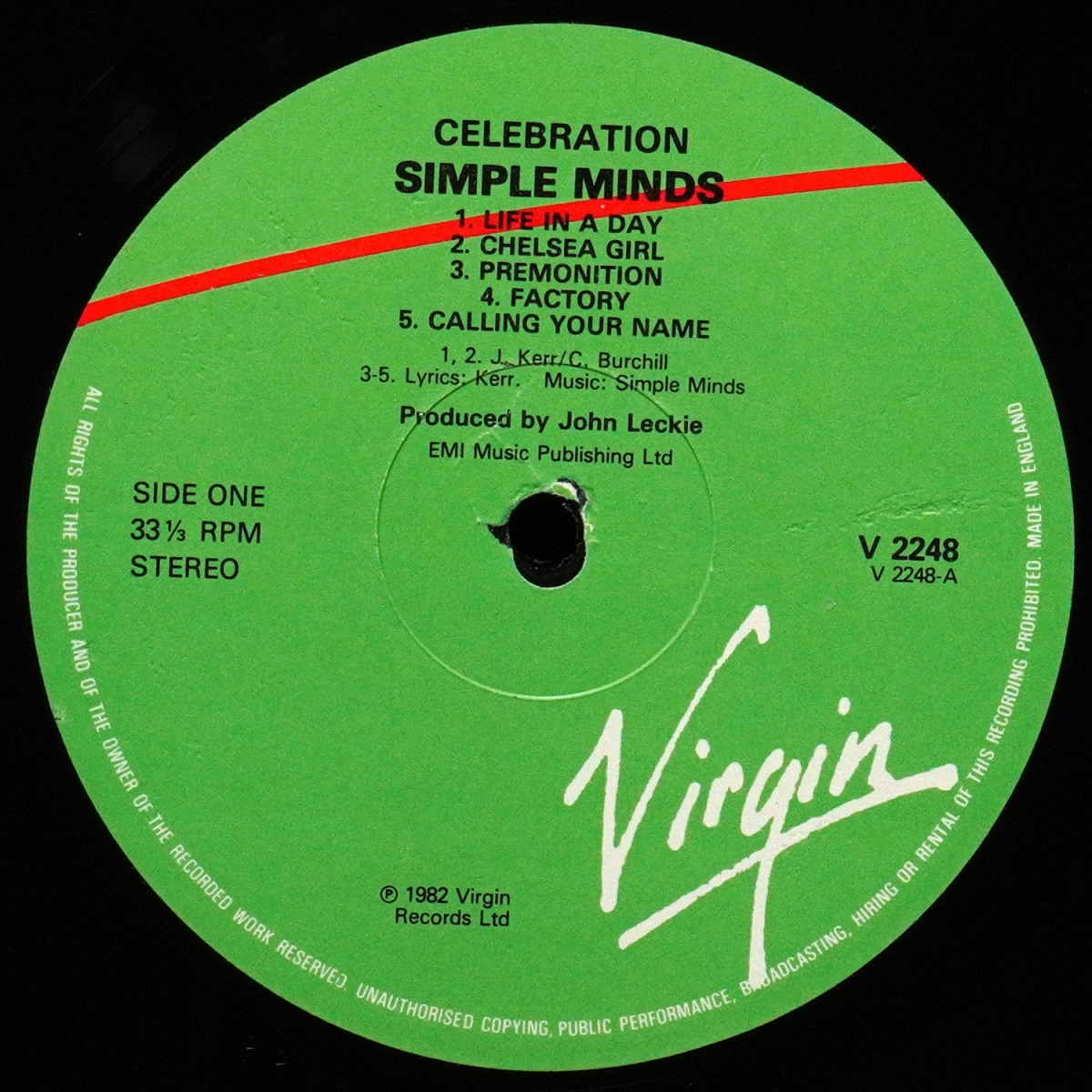 LP Simple Minds — Celebration фото 2