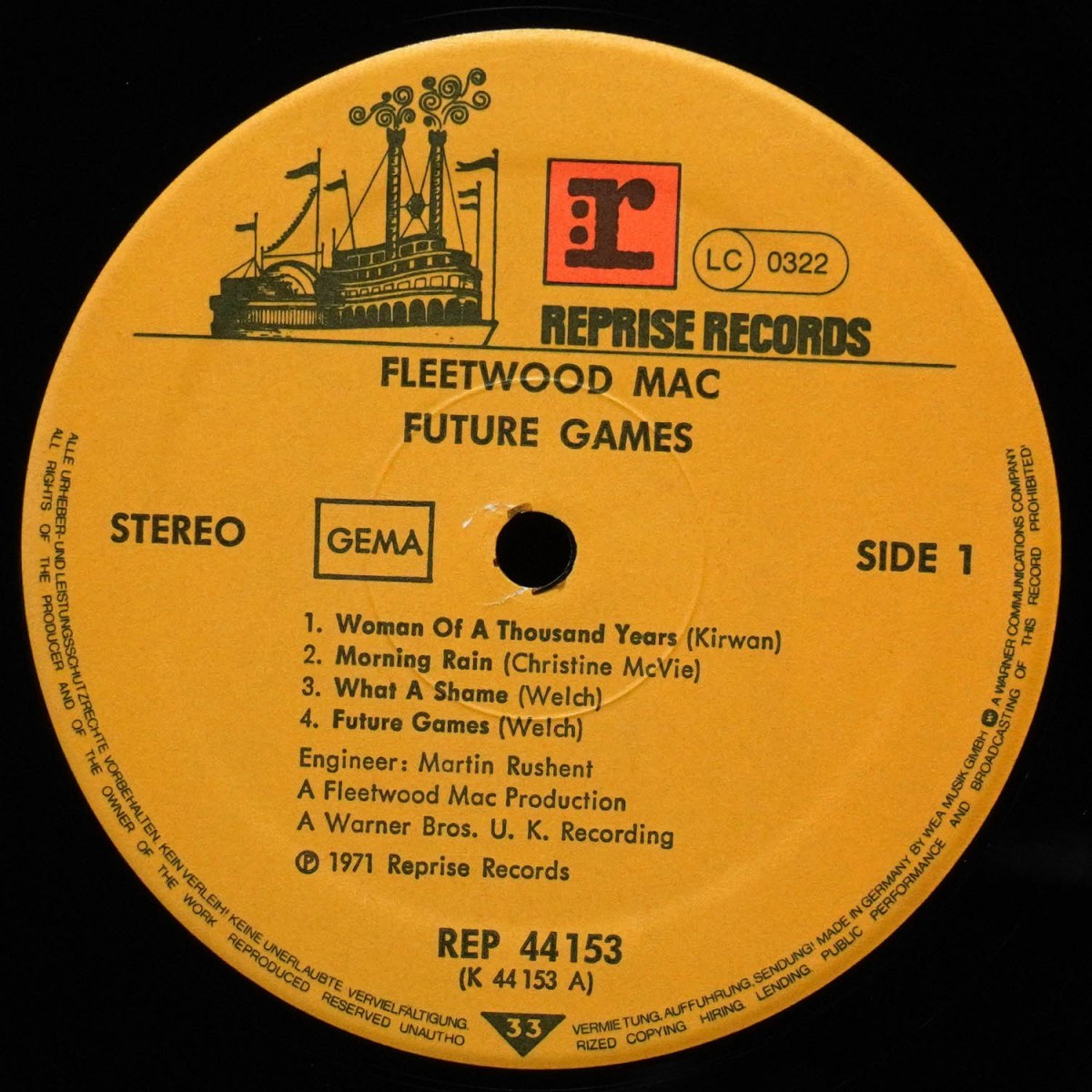 LP Fleetwood Mac — Future Games фото 3