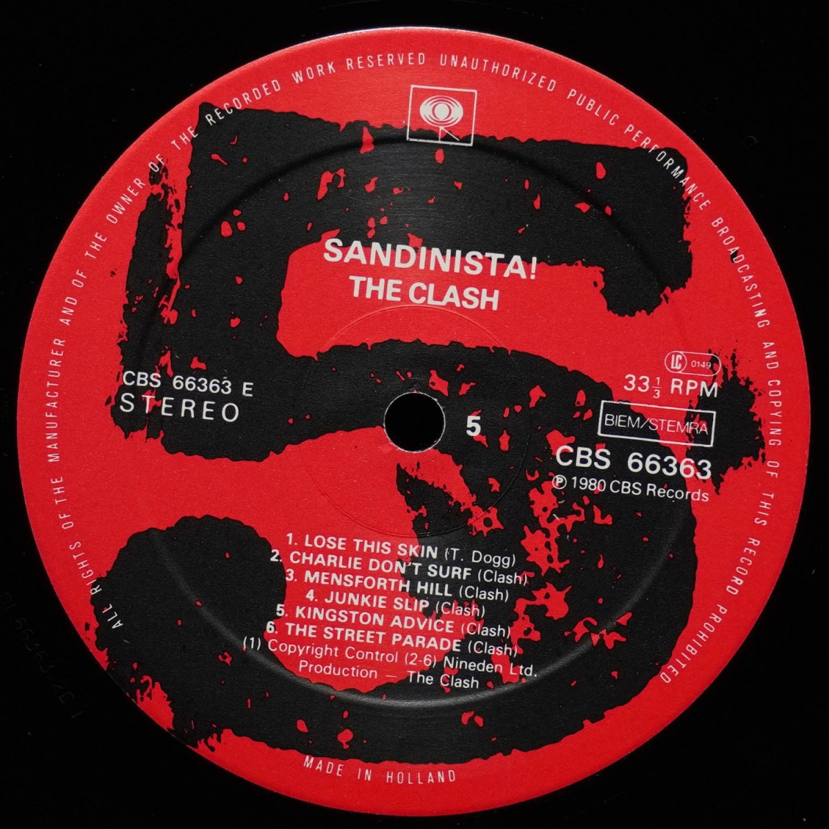 LP Clash — Sandinista! (3LP) фото 6