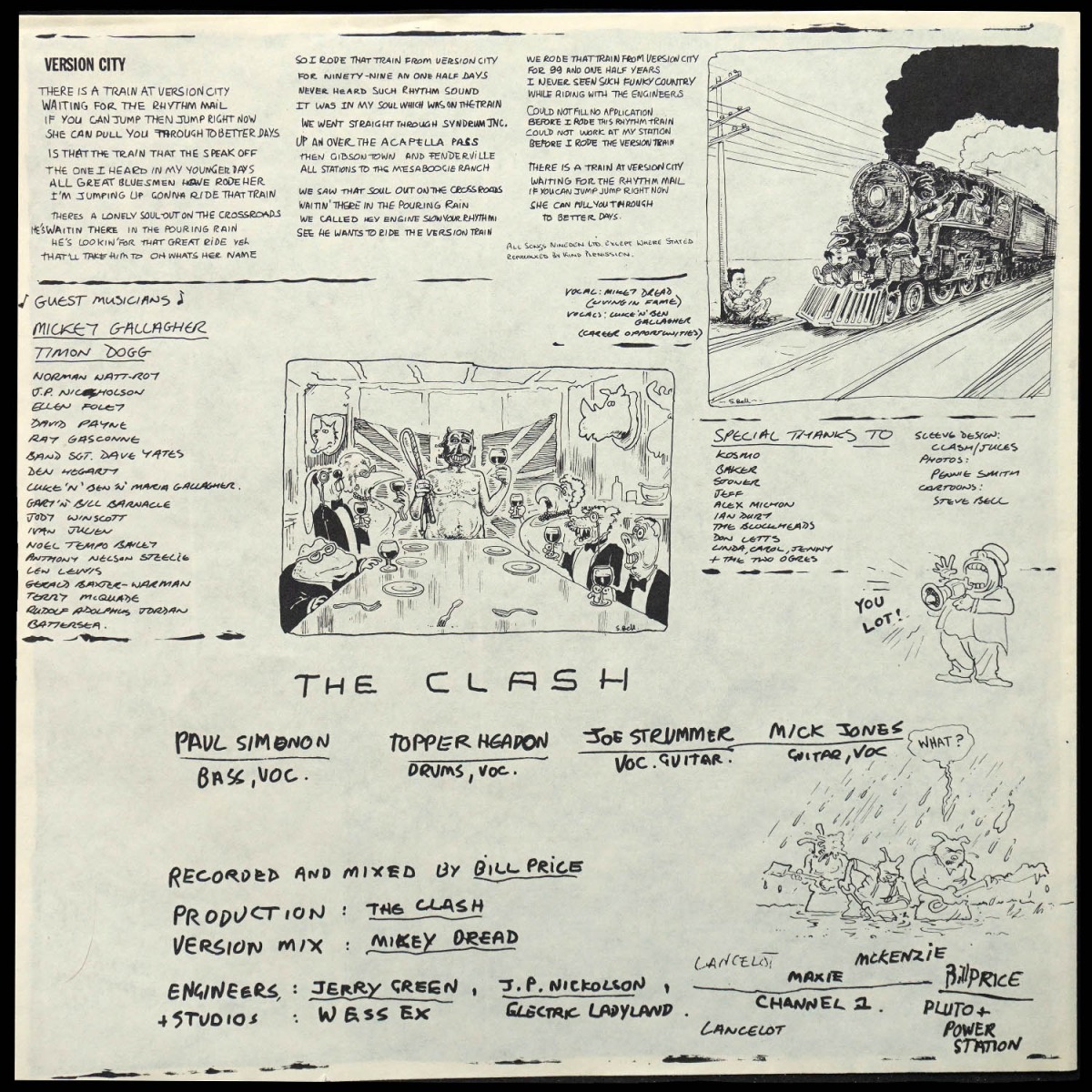 LP Clash — Sandinista! (3LP) фото 9