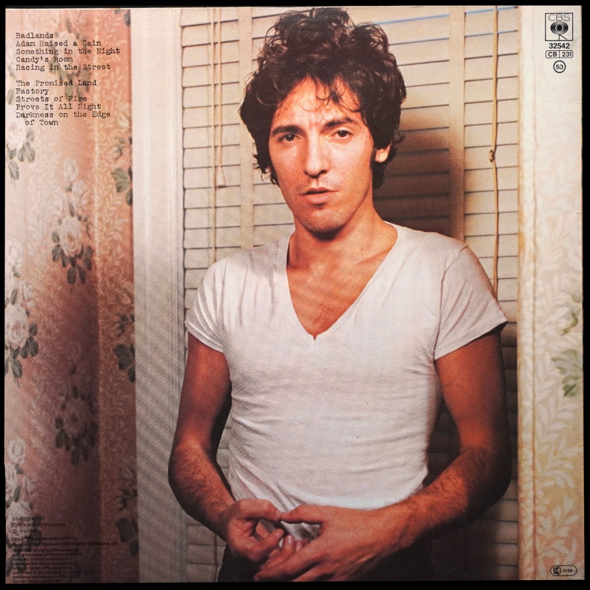 LP Bruce Springsteen — Darkness On The Edge Of Town фото 2