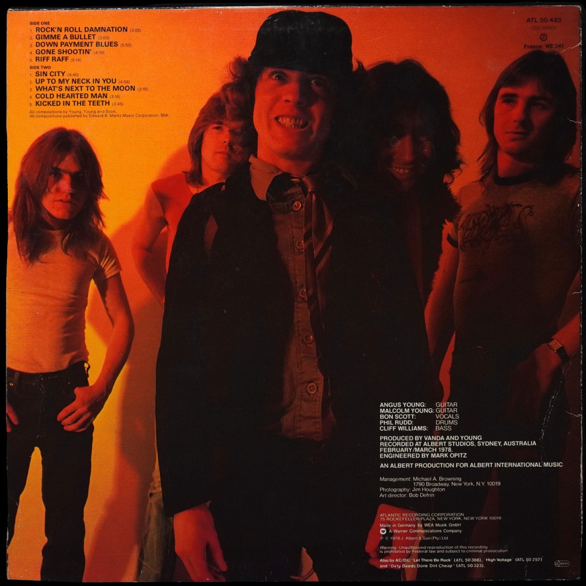 LP AC/DC — Powerage фото 2