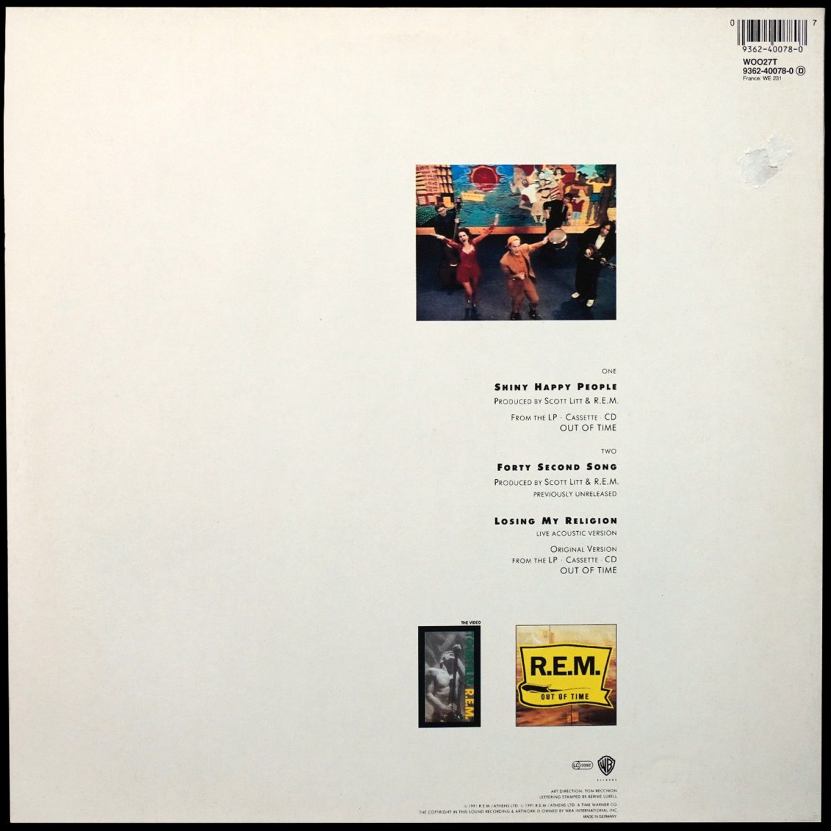 LP R.E.M. — Shiny Happy People (макси сингл) фото 2