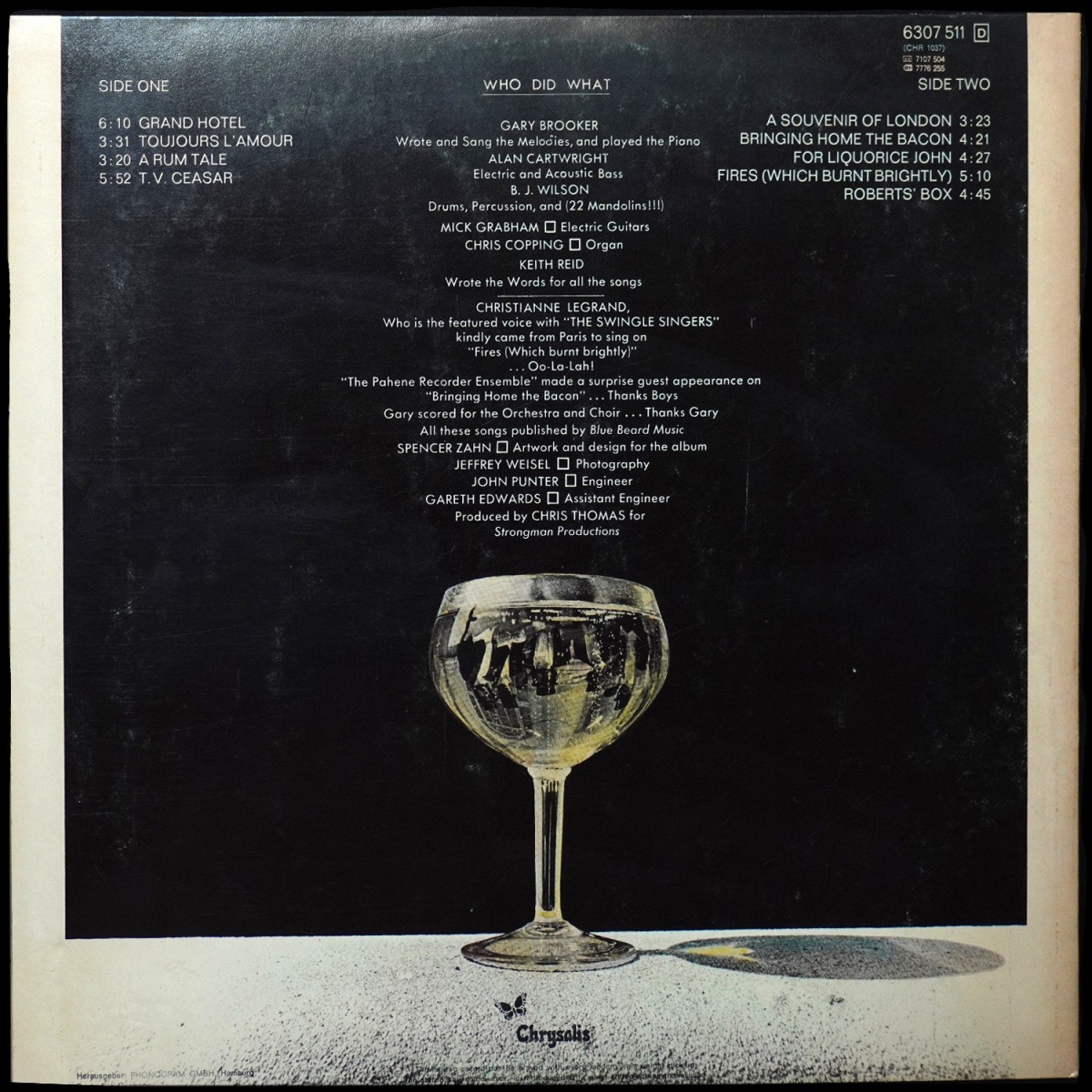 LP Procol Harum — Grand Hotel (+ буклет) фото 2