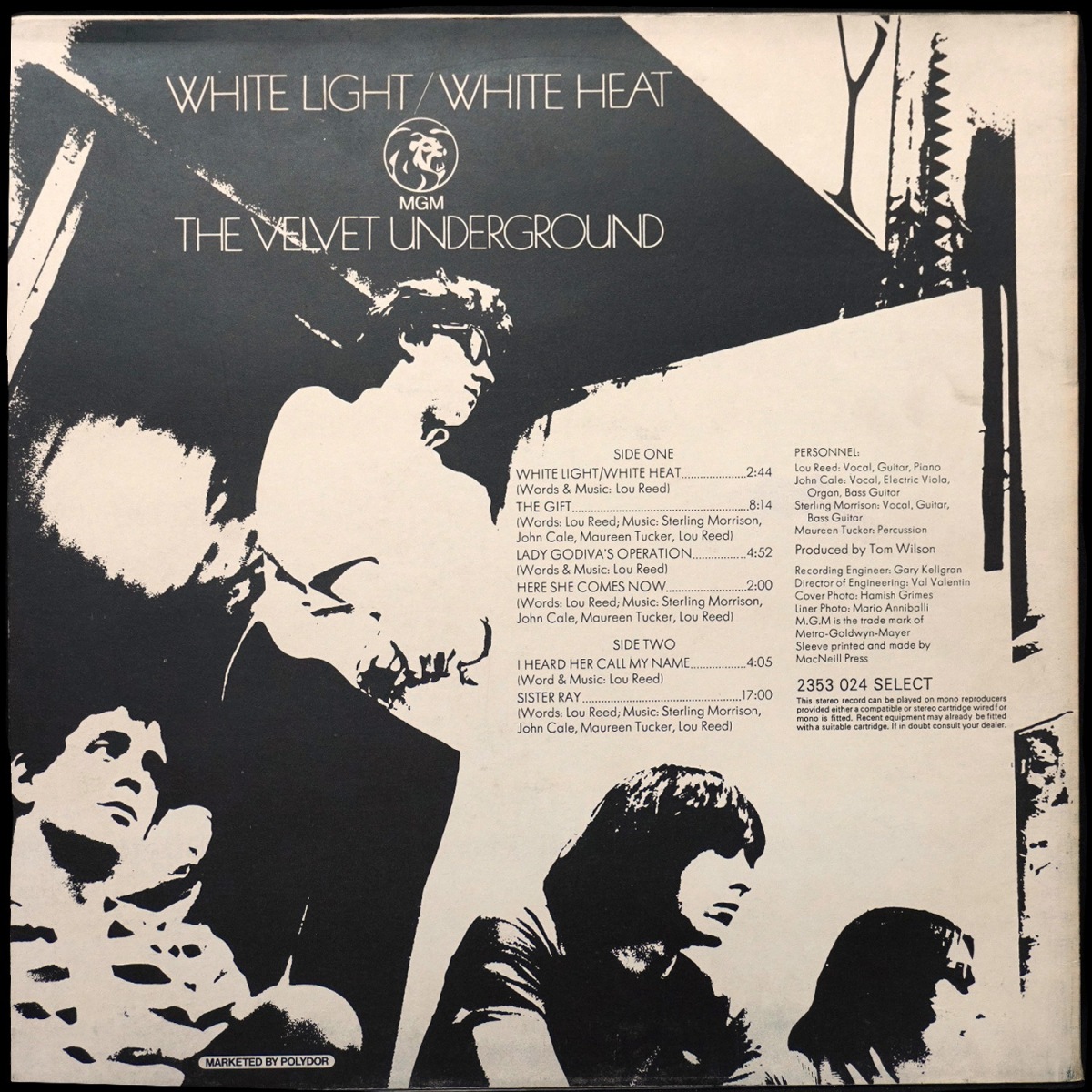 LP Velvet Underground — White Light / White Heat фото 2